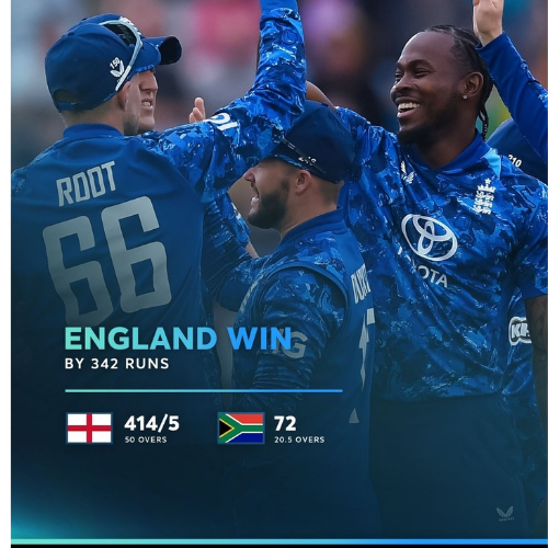England vs South Africa 3rd ODI result