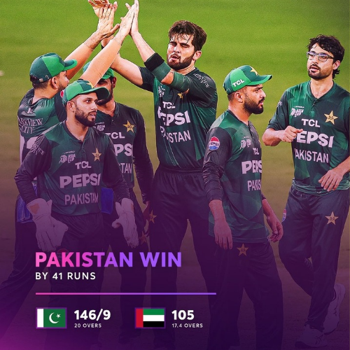 Pakistan vs UAE Asia cup 2025