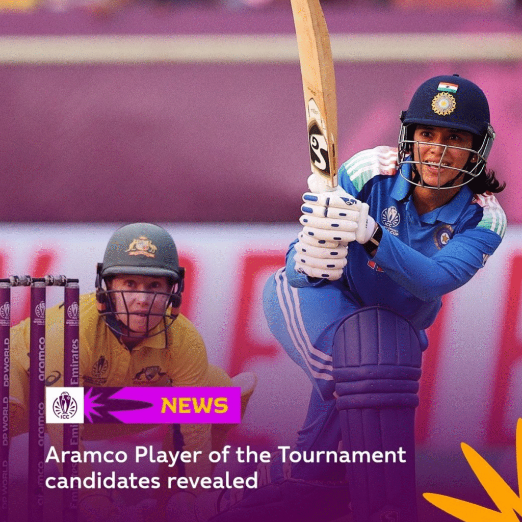 ICC Women’s World Cup 2025 – कौन बनेगा Player of the Tournament?