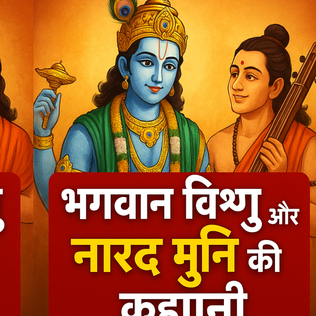 भगवान विष्णु का दिव्य स्वरूप – पौराणिक कथा चित्र.”