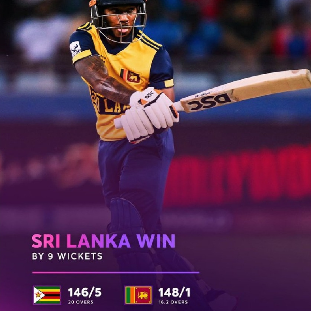 Sri Lanka vs Zimbabwe T20 series 