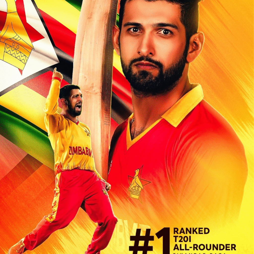 Sikandar Raza no.1 T20 Alrounder