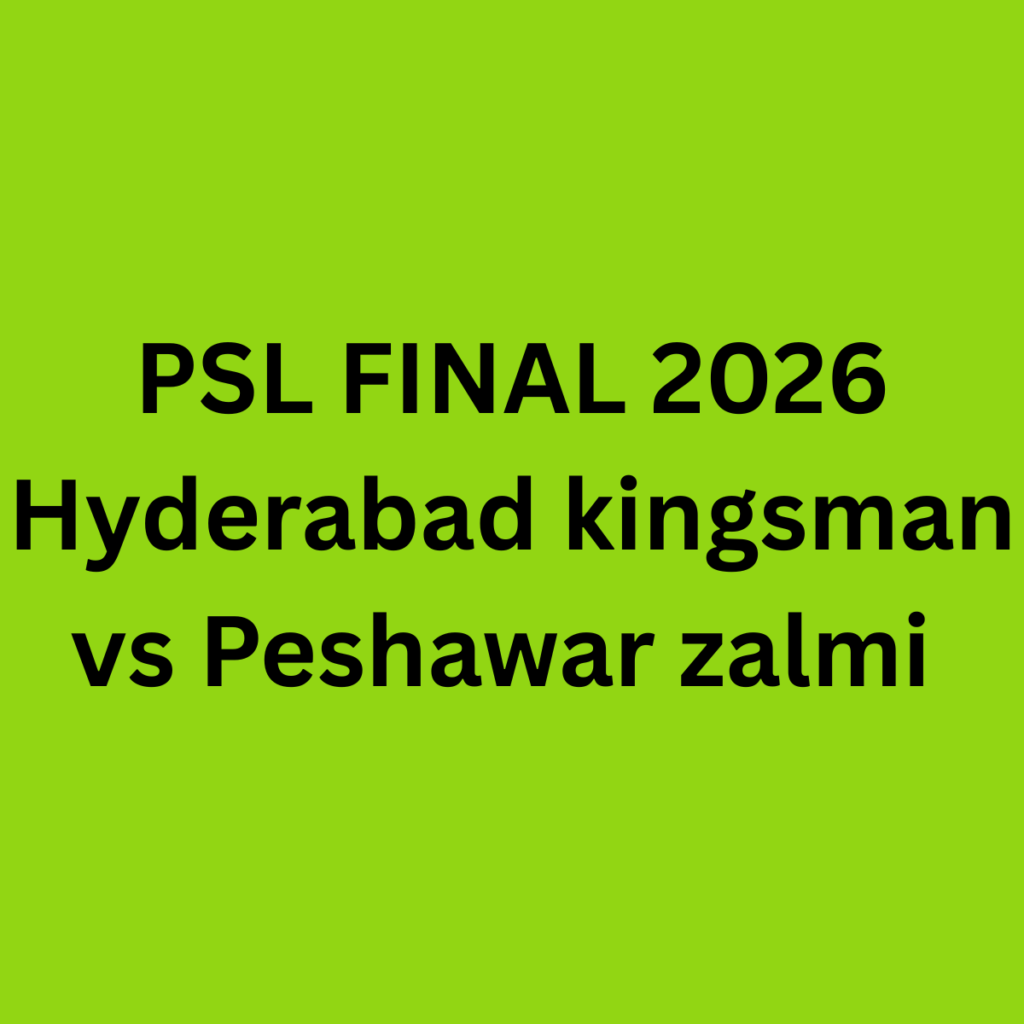PSL FINAL 2026 HYK VS PES